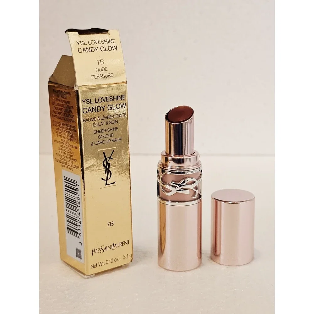 Yves Saint Laurent Loveshine Candy Glow Lip Balm in shade 7B Nude Pleasure